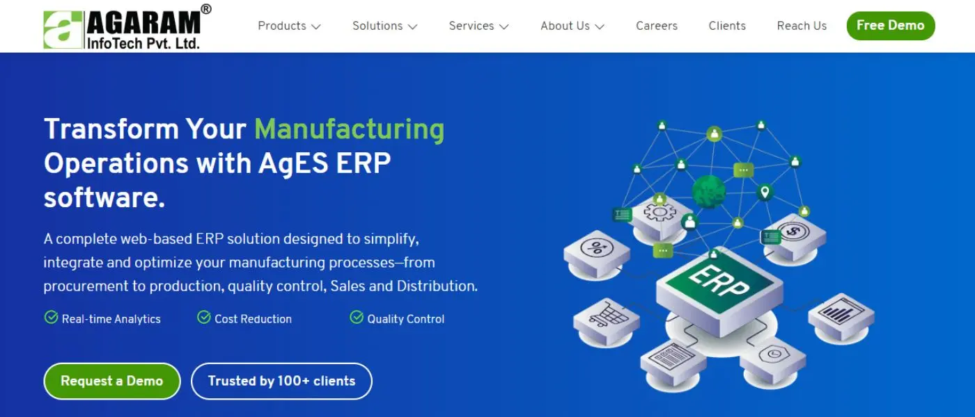 AgES ERP for workflow-based manufacturing operations