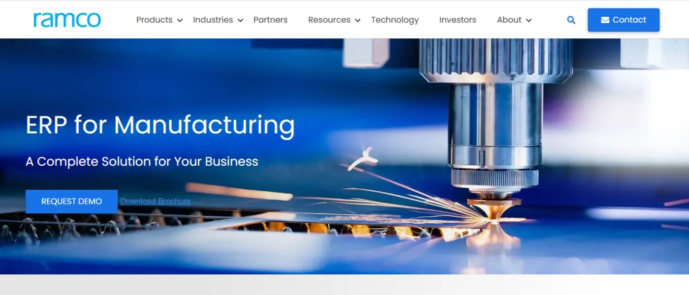 Ramco ERP for enterprise manufacturing operations