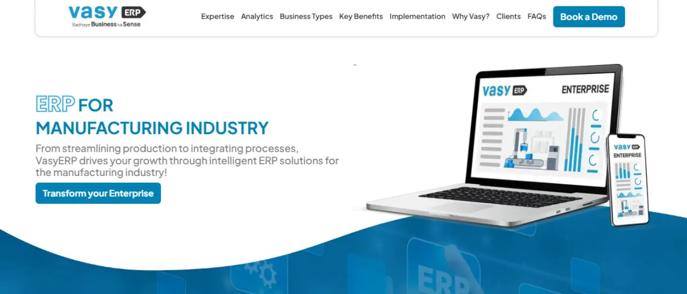 VasyERP software for manufacturing and warehouse management